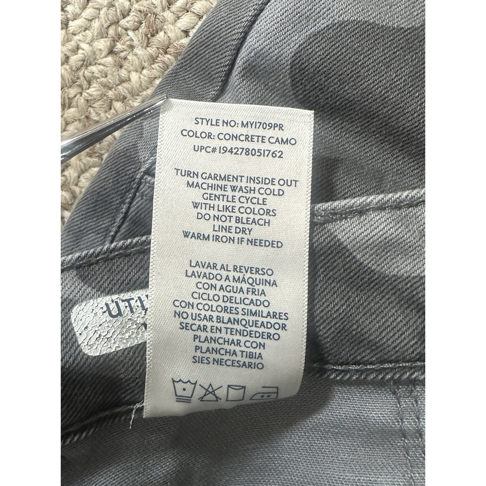 Seven Utility Ankle Skinny Women's Jeans Size 6(Actual 32x27) Camo Y2K Military - Picture 6 of 16